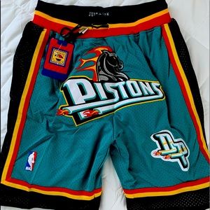 Detroit pistons Just don shorts